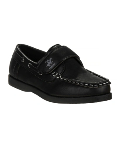 Beverly Hills Polo Club Kids' Little Boys Loafer In Black/gray