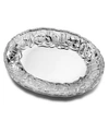 Wilton Armetale Western Oval Tray In Silver