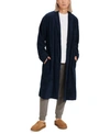 Ugg Beckett Fleece Hooded Robe In Dark Sapphire