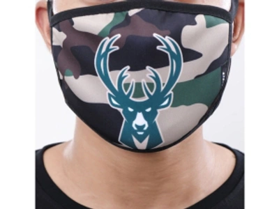 Pro Standard Milwaukee Bucks 2pack Face Mask In Camo