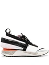 Nike Ispa Drifter Gator Chunky Sneakers In White