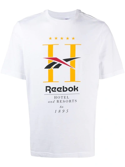 Reebok Classics Hotel Cotton T-shirt In White