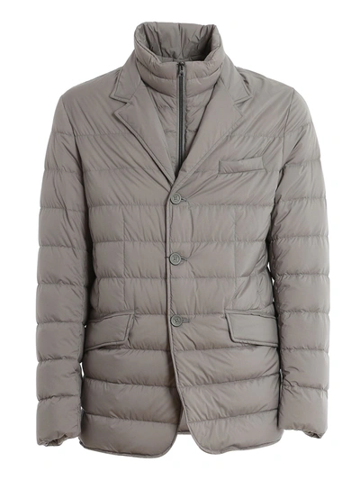 Herno La Giacca Padded Blazer In Grey In Taupe ModeSens