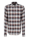 Dsquared2 Button Down Linen Shirt Multicolor In Multi
