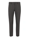 PAUL SMITH WOOL CHECKED TROUSERS IN GREY