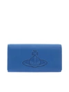 VIVIENNE WESTWOOD WALLET IN LIGHT BLUE