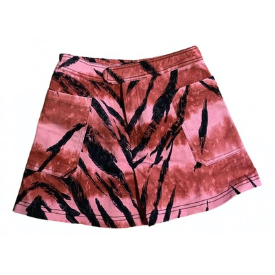 Pre-owned I.am.gia Pink Cotton Skirt