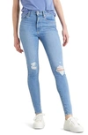 LEVI'S MILE HIGH RIPPED HIGH WAIST SUPER SKINNY JEANS,227910150
