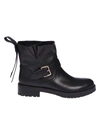 RED VALENTINO SIDE BUCKLED BOOTS,UQ2S0D96KBB 0NO
