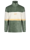 Napa By Martine Rose Napa By Martin Rose Chenille Half Zip Sweatshirt In Green
