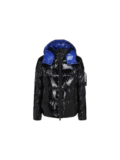 Tatras Ander Bomber Down Jacket In Black,blue