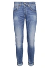 DONDUP PANTALONE GEORGE,UP232 DS0284 AQ9 DU 800 BLU DENIM