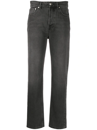 Nanushka Kemia High-waisted Jeans In Grey