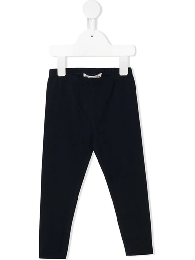 Bonpoint Kids' Drawstring-waist Cotton Track Trousers In Blue