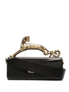 Lanvin Pencil Cat Tote Bag In Black