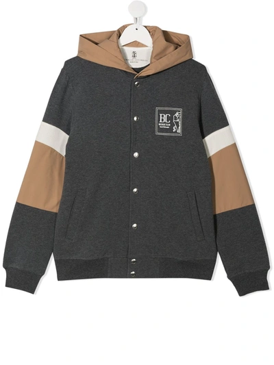 BRUNELLO CUCINELLI TEEN HOODED JACKET