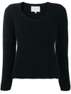 LA COLLECTION RIBBED KNIT JUMPER