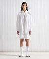 SUPERDRY WOMEN'S SDX LIMITED EDITION SDX ORIGAMI SHIRT DRESS WHITE / OPTIC,214423650032901C096