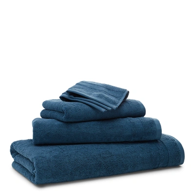 Ralph Lauren Payton Towels & Mat In Harbour Blue