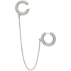 ALAN CROCETTI ALAN CROCETTI SILVER MINI LOOPHOLE EARRING