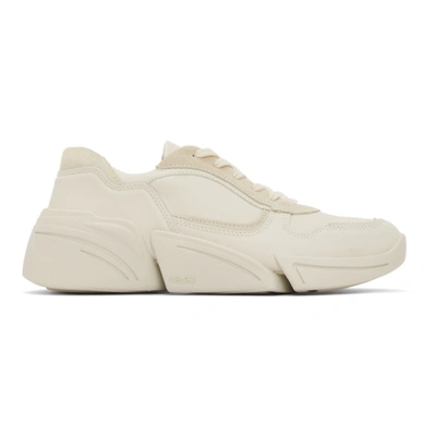 Kenzo Off-white Kross Sneakers In 3 Ecru