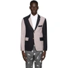 THOM BROWNE THOM BROWNE MULTICOLOR UNCONSTRUCTED CLASSIC DOUBLE FACE BLAZER