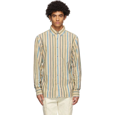 Aimé Leon Dore Aime Leon Dore Multicolor Striped Vintage Oxford Shirt In Cedar Multi