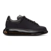 ALEXANDER MCQUEEN BLACK NEOPRENE OVERSIZED SNEAKERS