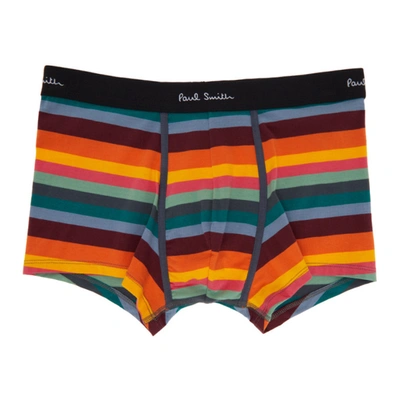 Paul Smith Multicolor Artist-stripe Boxer Briefs In 96 Multi