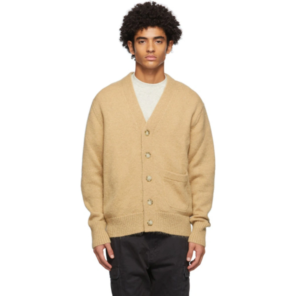 AIMÉ LEON DORE ベージュ カーディガン Mサイズ タグ付き Aime Leon Dore ALD / Porsche 356 Cardigan size Large | eBay