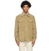 AIMÉ LEON DORE AIME LEON DORE TAN CORDUROY SHIRT