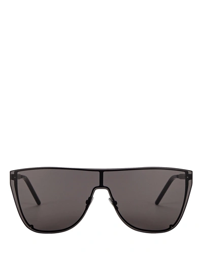 Saint Laurent Sl 1 Mask Sunglasses In Black