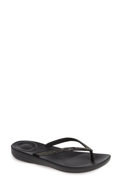 FENDI IQUSHION™ SPLASH CRYSTAL FLIP FLOP,R08