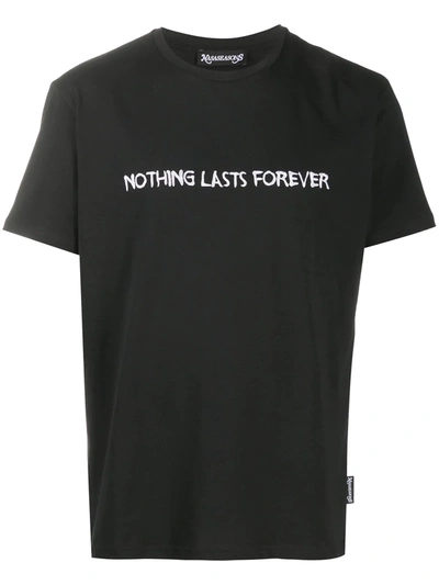 Nasaseasons Nothing Lasts Forever T-shirt In Black