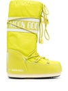 Moon Boot Classic Nylon Waterproof Snow Boots In Green