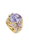 ANABELA CHAN 18K YELLOW GOLD LILAC SWALLOWTAIL