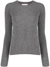 Drumohr Lambswool Long-sleeved Jumper In Grey