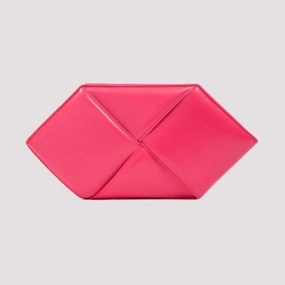 Bottega Veneta Pink Hexagonal Pouch