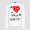 COMME DES GARÇONS PLAY COMME DES GARÇONS PLAY GRAPHIC PRINT LONG SLEEVE T