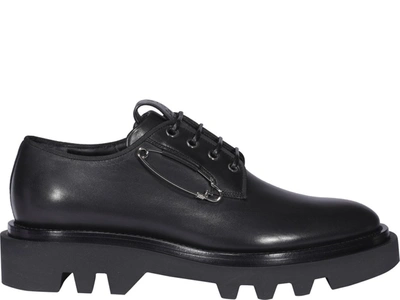 Givenchy Bar-pin Detail Derby Shoes In Black