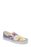 Vans Classic Slip-on Sneakers In Tie Dye/ True White