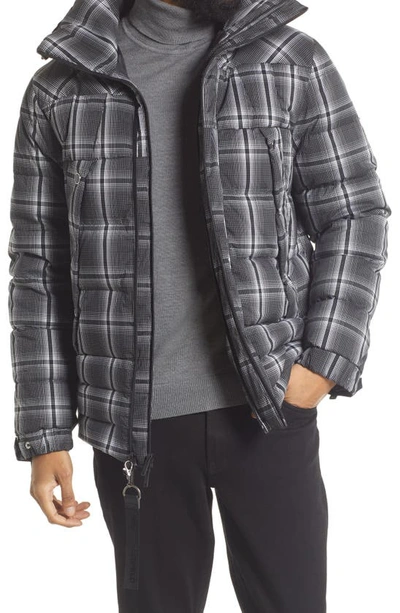 Karl Lagerfeld Men's Faux Fur-lined, Down-blend Parka In Black