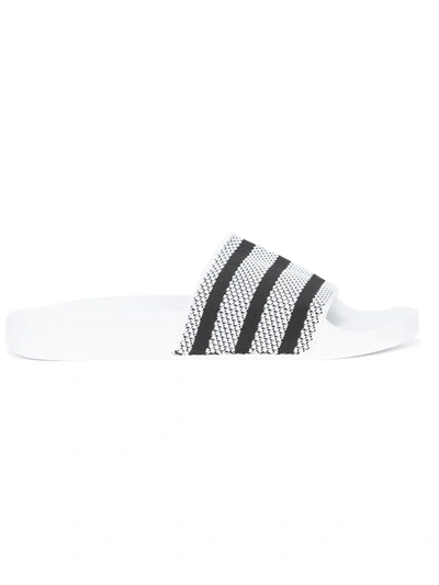 Adidas Originals Adilette Cblack/ftwwht/owhite In White