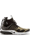 NIKE X ACRONYM AIR PRESTO MID "MEDIUM OLIVE" SNEAKERS