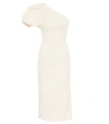 REBECCA VALLANCE ANDIE CRÊPE ONE-SHOULDER MIDI DRESS,P00492055