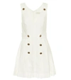 ZIMMERMANN LOVESTRUCK LINEN MINIDRESS,P00523997