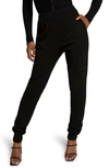 Good American Good Waist Cotton Terry Joggers In Black001