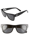 VALENTINO 52MM POLARIZED SUNGLASSES,VA406652-X