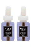 Nest New York Pura Smart Home Fragrance Diffuser Refill Duo In Cedar Leaf And Lavendar