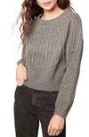Bb Dakota If You Fancy Sweater In Gray Made From Recycled Fabric-grey In Heather Grey